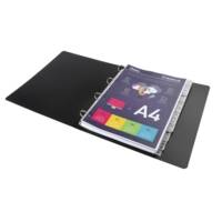 Intercalaires imprimés alphabétiques PP recyclé gris - AZ 20 positions - A4 - Gris