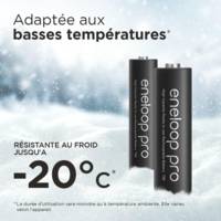 Eneloop Pro Pack 4 Piles Rechargeables Micro 930mAh AAA Ni-MH