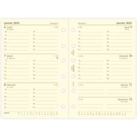 Pocket Semaine sur deux pages - français - 2025 cotton cream