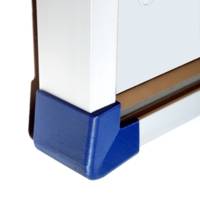 Vitrine d'affichage liège intérieur à glaces coulissantes