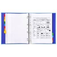 Intercalaires carte blanche 160g - 12 positions - A4+ - Blanc