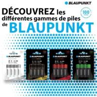 Piles AA alcalines, paquet de 4
