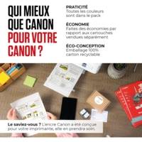 Cartouche Jet d'encre PGI-1500XL (Noir Cyan Magenta Jaune) Grande capacité