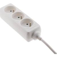 Bloc multiprises standard sans interrupteur blanc 4x16A 1m - Gedimat - ZENITECH