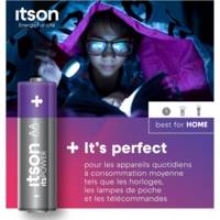 Pack de 8 Piles Alcalines LR6/AA 1,5V ItsPOWER - ITSON