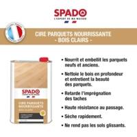 Bidon 1 l cire nourrissante parquets bois clairs