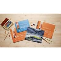 Etival album spiralé 12F 24x30cm 300g grain fin Blanc