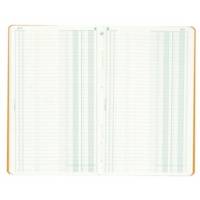 Piqûre 32x19,5cm journal folioté 80 pages - Coloris Aléatoire