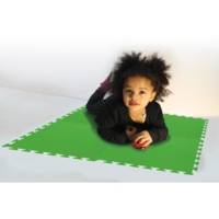 Tapis puzzle vert 50x50cm - 4 pièces