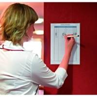 Lot de 2 Porte-copies KANG dos adhésif repositionnable A4