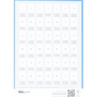 Boite de 200 Etiquettes Universelles A5 210 x 148 mm 2 par page Blanc