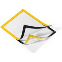 Pack 2 Cadres d'affichage Magnétique DURAFRAME A4 Jaune