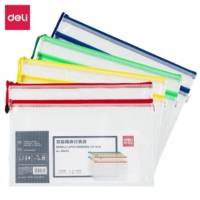 Pochette transparente  Zip Bag PVC format A4 (MeshPVC renforcé)  ep 0.23mm Coloris Aléatoire