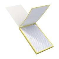 Bloc de 30 fiches bristol 125X200 perforées Q5/5 jaune