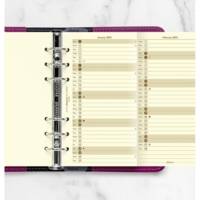 Recharge Agenda Personnel 2023 Anglais Crème - FILOFAX