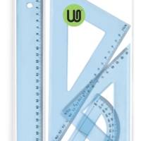 Set de Tracage Géométrique Eco "incassable" 4 pièces