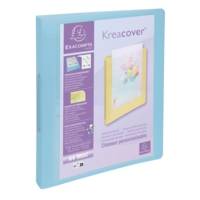 Classeur 2 anneaux 30mm polypropylène Kreacover Pastel - A4 - Couleurs assorties