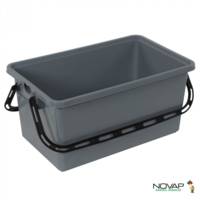 Bac UNIVERSEL rouge avec anses noires - Gedimat