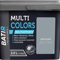 Peinture multi colors multi-supports BATIR satin argile - Gedimat