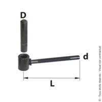 Gond à scellement chimique en acier noir D16 - Gedimat - AFBAT