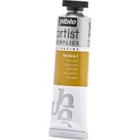 Tube 37 ml Peinture Artist Acrylics Extra fine OCRE JAUNE - PÉBÉO