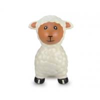 Animal rebondissant mouton blanc avec pompe