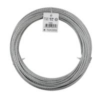 Câble de levage acier dur galvanisé D5,8mm charge de travail 316kg - Gedimat - CHAPUIS
