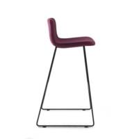 Tabouret KANO bas dossier piétement luge