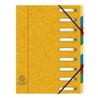 Trieur HARMONIKA®  9 fenêtres et élastiques carte lustrée Coloris aléatoire