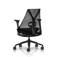 Fauteuil SAYL Herman MILLER tissu PHOENIX Noir avec accoudoirs