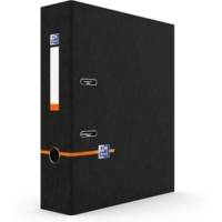 Classeur à levier Big File étudiant A4 dos 80 mm Noir Bande Colorée aléatoire