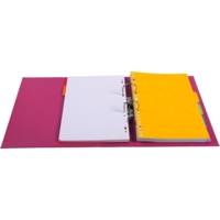 Classeur PVC A4 D70mm  Couleurs Vives Aléatoires