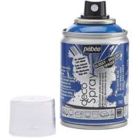 Aérosol 100 ml Peinture opaque permanente faible odeur Bleu brillant - PÉBÉO