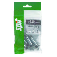 Cheville acier D12x50mm avec vis tête hexagonal D6x60mm - Gedimat