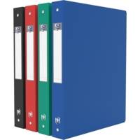 Classeur 4 anneaux Memphis dos de 40 mm A4 noir coloris aléatoire