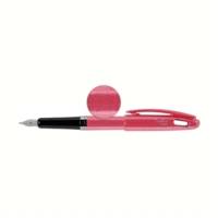 Stylo plume Tradio,corps pailleté Rouge, encre Bleue