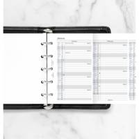 Mini Planning annuel vertical - anglais - 2026