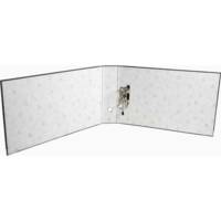 Classeur à levier en carton gris A3 à l'italienne dos 70mm