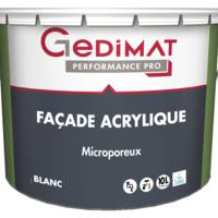 Peinture façade acrylique ton pierre - Gedimat - GEDIMAT PERFORMANCE PRO