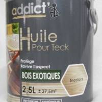 Huile pour teck ADDICT incolore - Gedimat - RECA