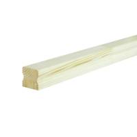 Main courante sapin - 50x50mm - Gedimat - SOGEM