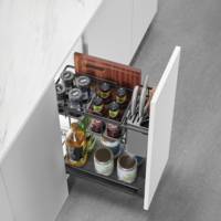 Panier coulissant 400 noir - 360x490x490mm - Gedimat - BCD