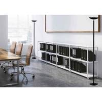 Lampadaire à LED FIRST dimmable noir