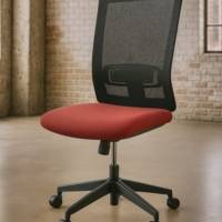 Fauteuil KUBE haut avec tétière réglable - dossier résille  - Collectivité