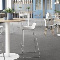 Table haute RESTO ronde - Usage polyvalent en collectivité