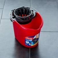 Seau Essoreur Supermocio pour Balai à Franges Rouge