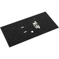 Classeur à levier Big File étudiant A4 dos 80 mm Noir Bande Colorée aléatoire