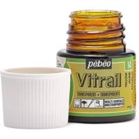 Flacon 45ml peinture VITRAIL transparent JAUNE - PÉBÉO
