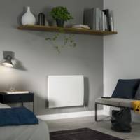 Radiateur à inertie pierre réfractaire SIBAYAK blanc - Gedimat - SAUTER