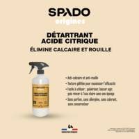 Origines Acide Citrique Gel Élimine Calcaire & Rouille - 100% Naturel ECOCERT 750 ml